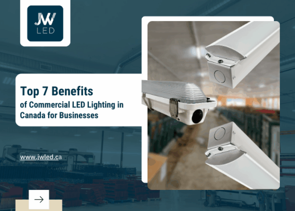 7 Benefits of Commercial LED Lighting in Canada for Businesses